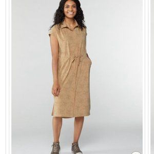 REI Cooperative NWOT Sun Up Button-Down Shirt Dress XL UPF 50 Sun Protection